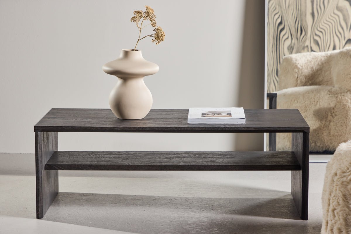 Couchtisch Melana - mat integréierten Regal