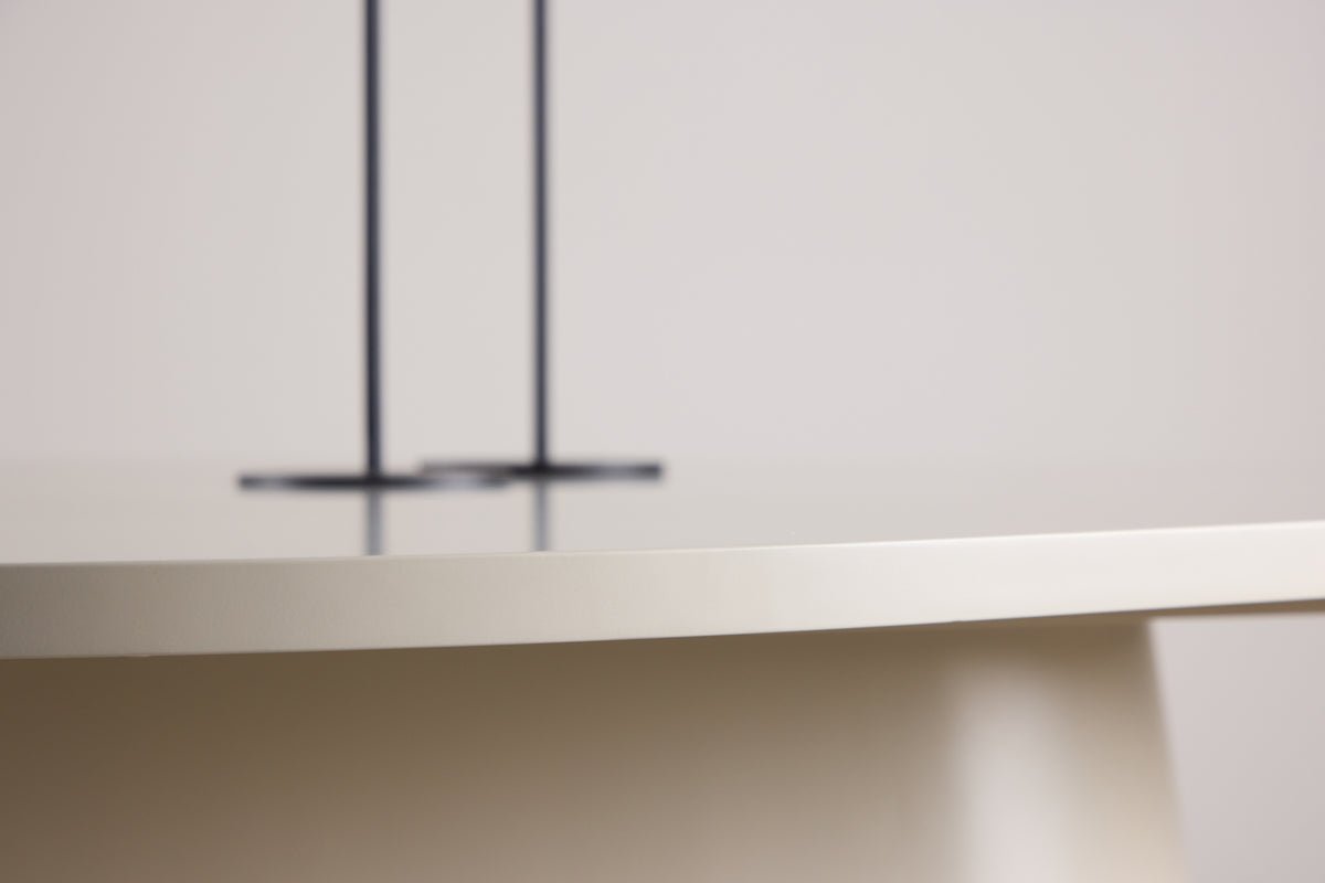 Esstisch Solaro – Ovaler Design-Esstisch 210x110 cm in Beige