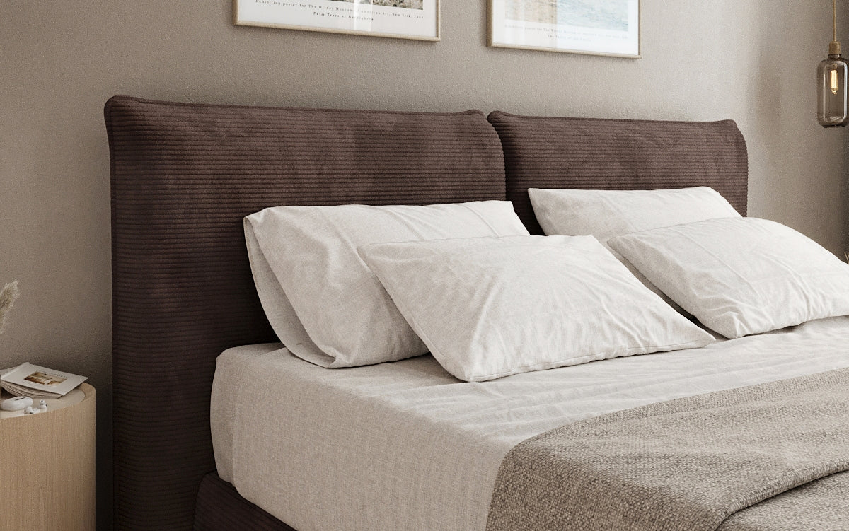 Boxspringbett Pillo in Cord
