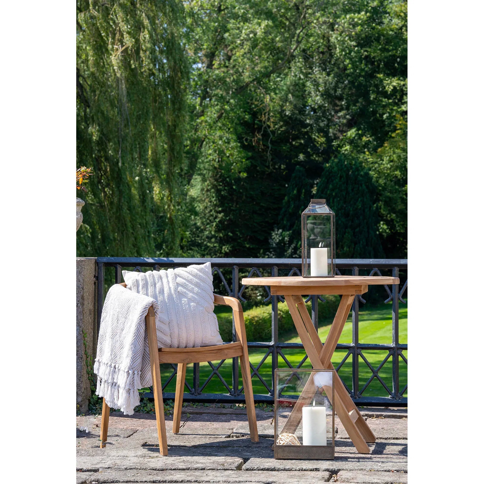 2er Set - Gaartestull Bali aus Teakholz