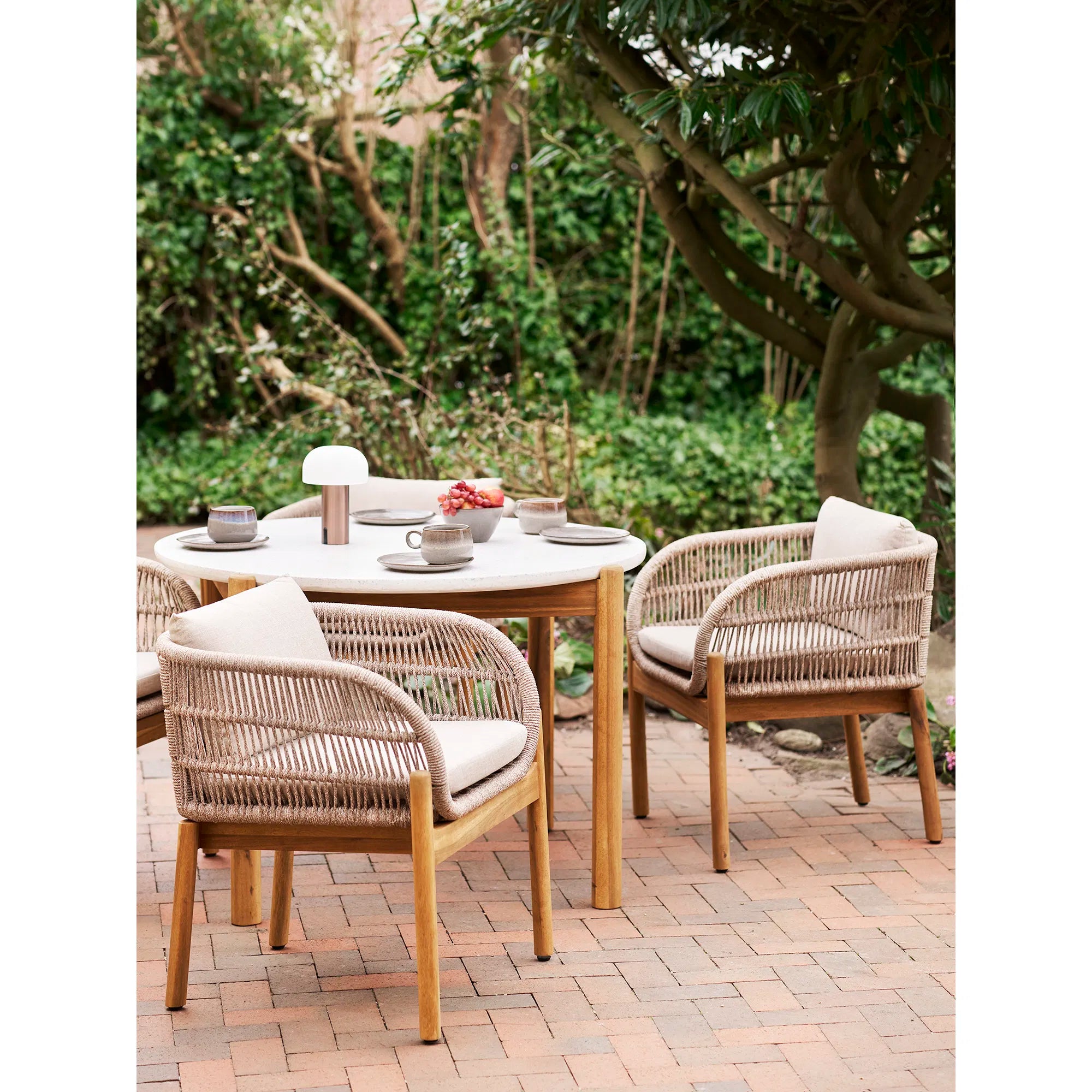 2er Set - Gaartestull Sorrento aus Akazienholz