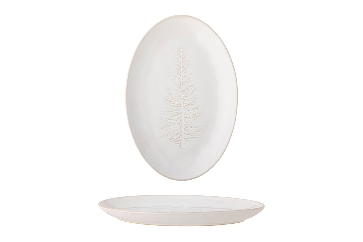 Servierplack Nivo - aus Steingutt gemaach