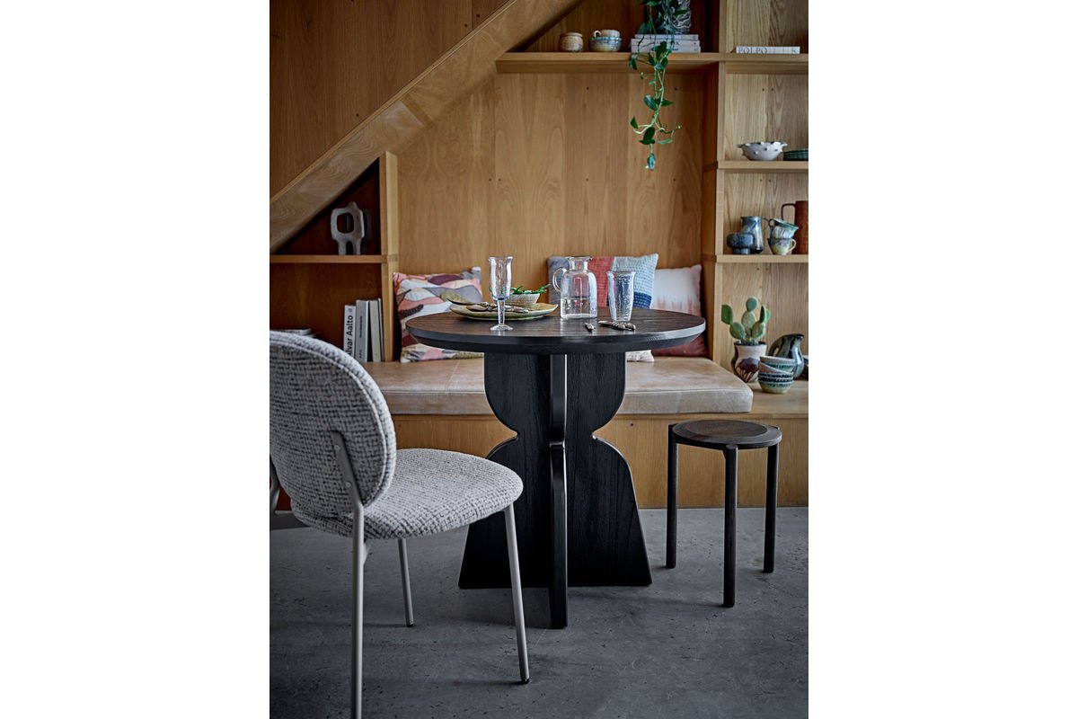 Esszimmerstuhl Holly – Chenille-Polster in verschiedenen Farben