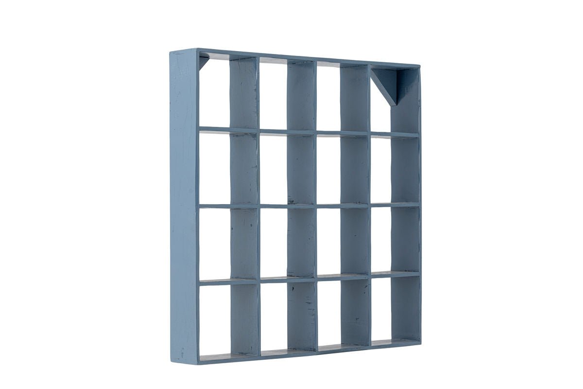 Regal Maribo – Fächerregal aus recyceltem Holz an Blo