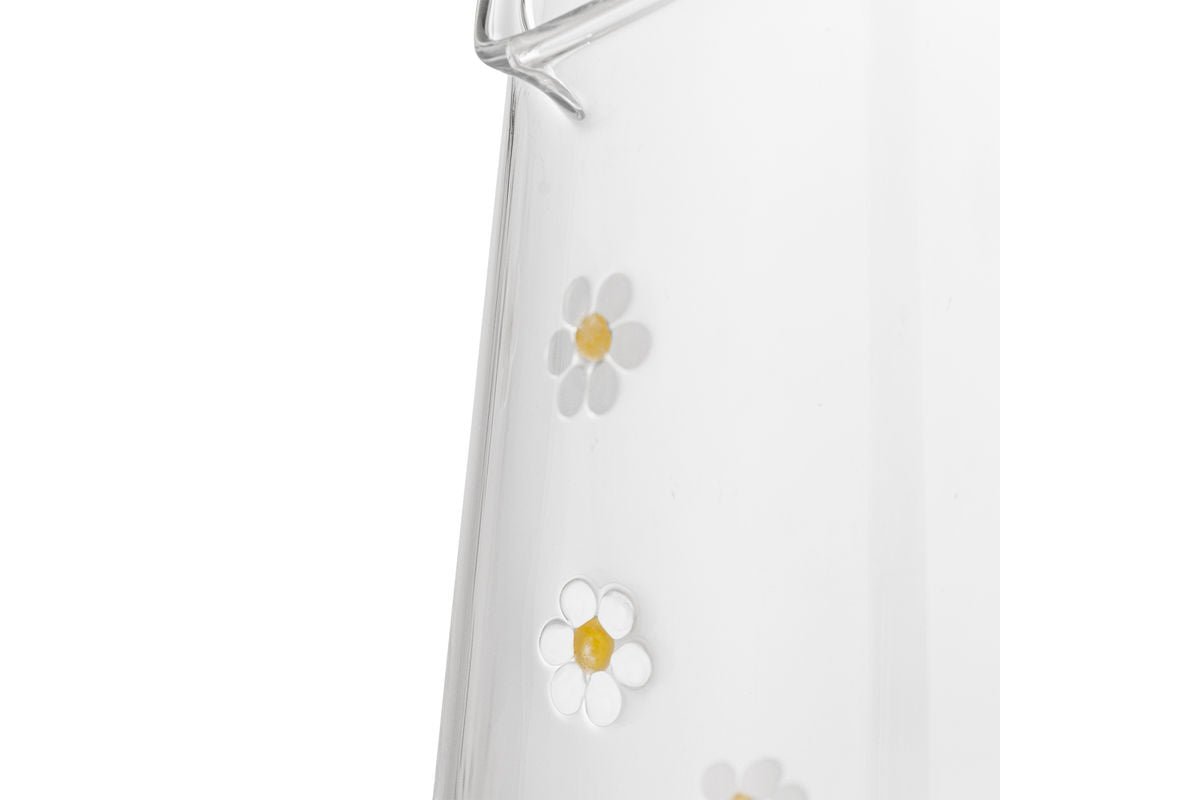 Krug Florae – Klarglas mit handveredelten Blütenmotiven