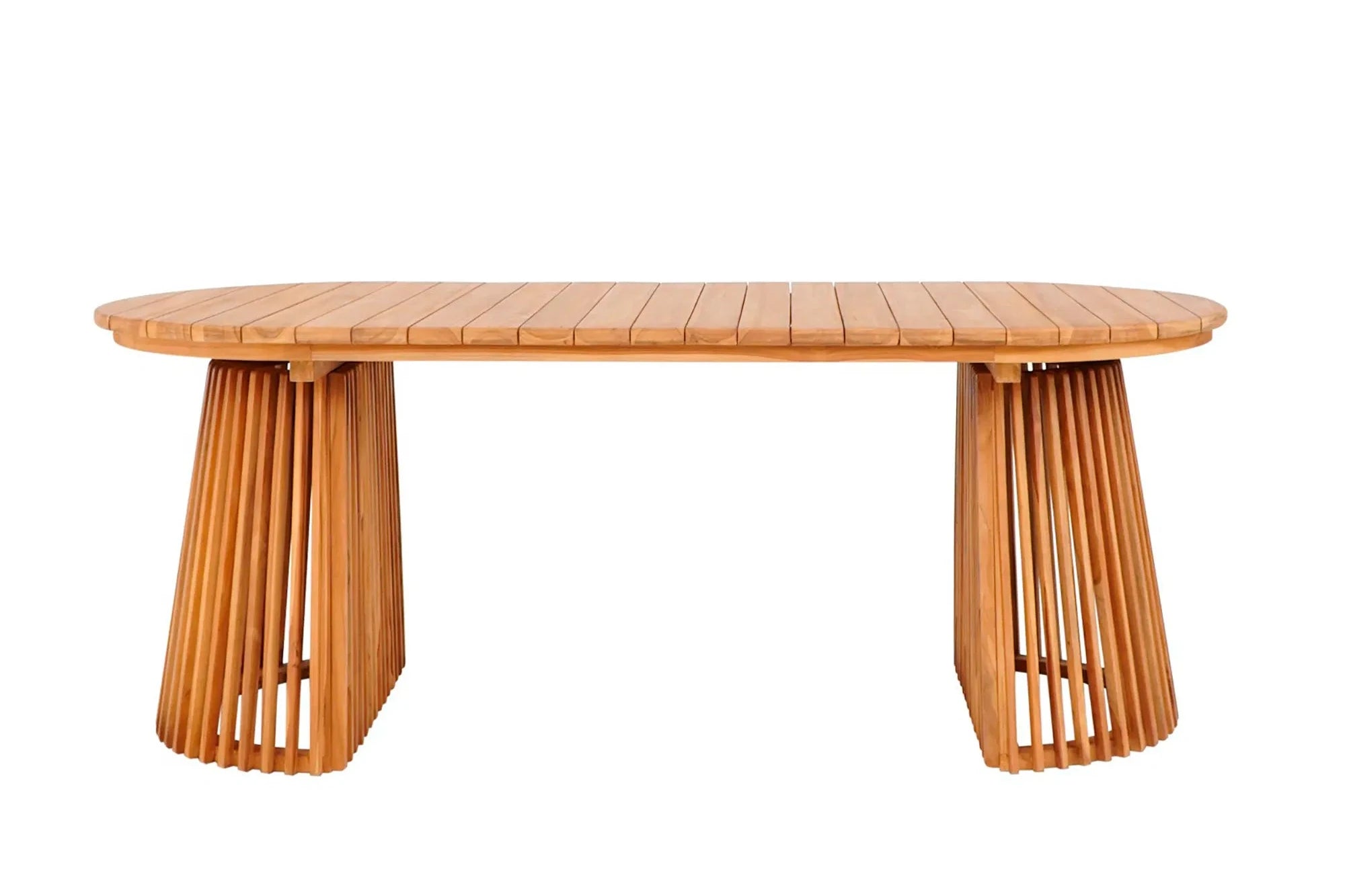 Gaart Iessdësch Orvessa - aus Teakholz