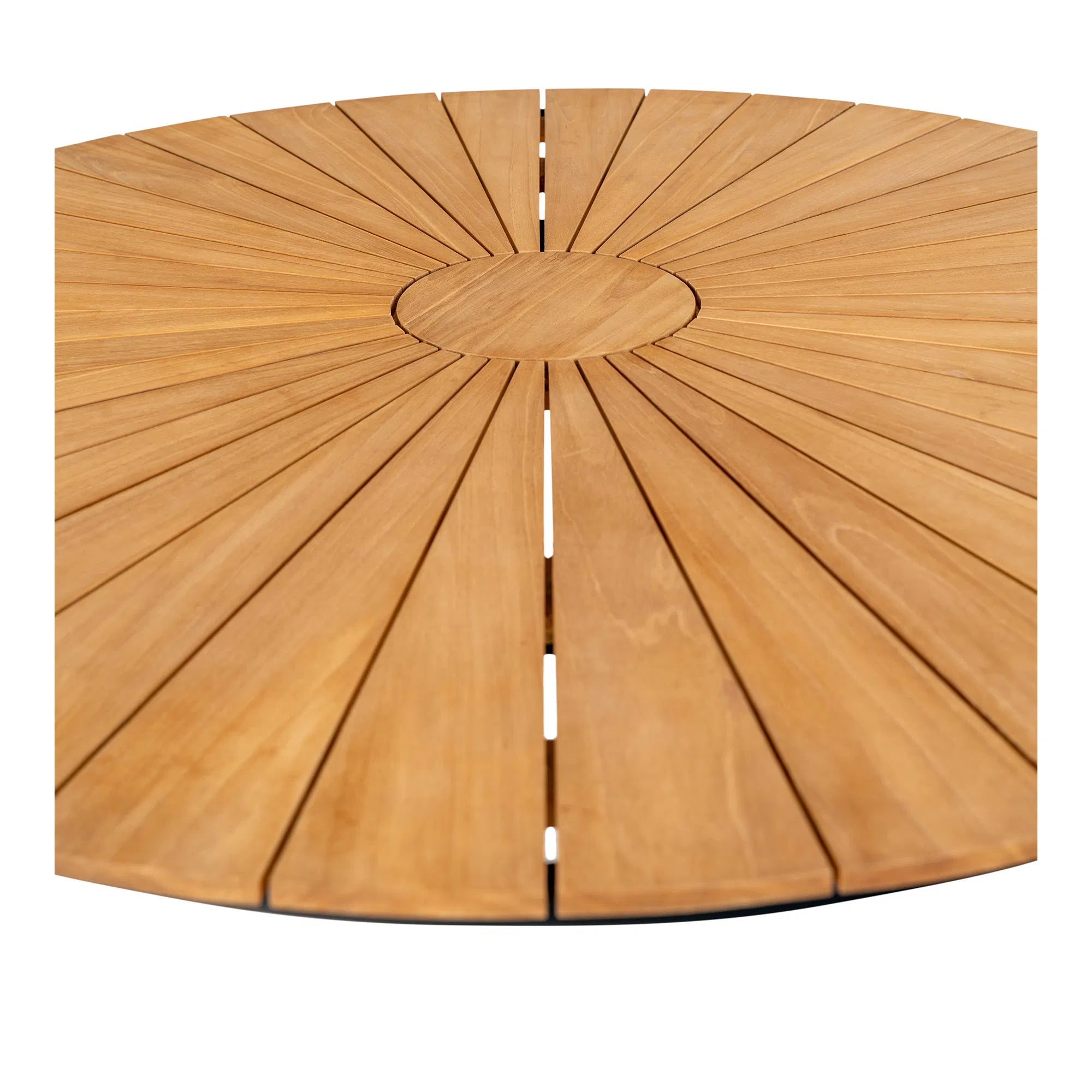 Gaarden Iessdësch Modena – Teak & Metall, ø130 cm