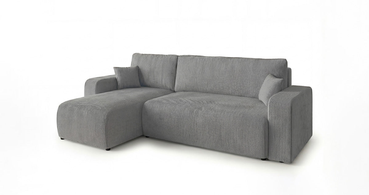 Designer-Sofa Calva mat Schlof- a Klappfunktioun a Cord