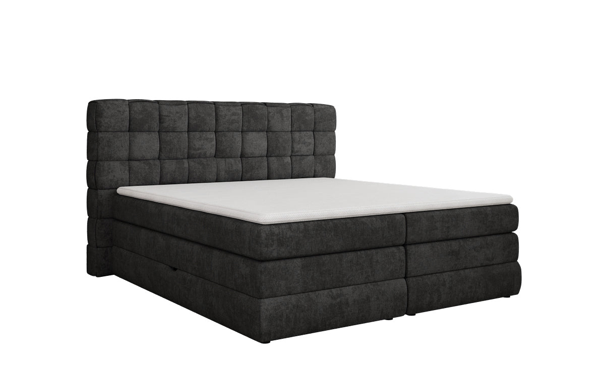 Boxspringbett Trama mit Stauraum in Stoff
