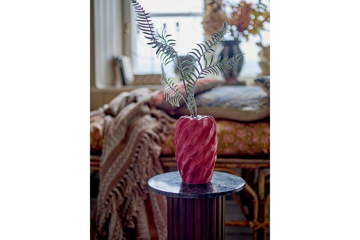 Vas Mila - Rosa, aus Steingutt