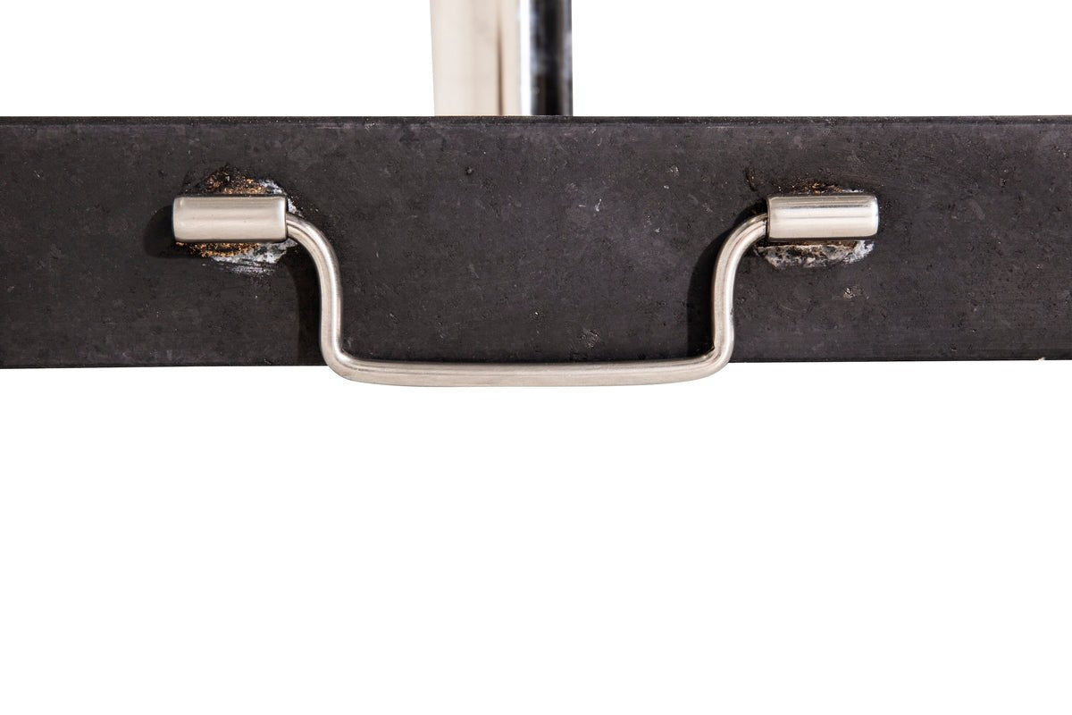 Sonnenschiermstaender Inese - Granit Schiermstaender mat Grëff & Rullen a Gro