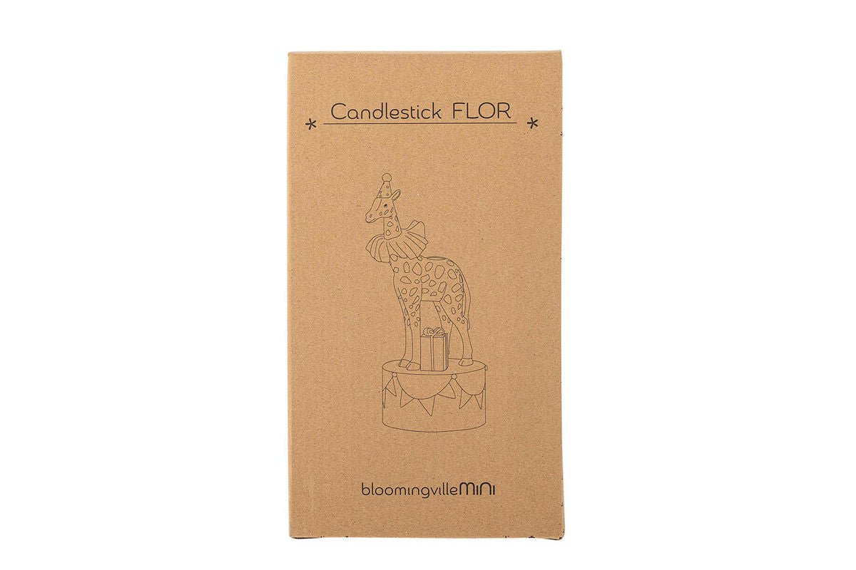 Kanner-Kerzenhalter „Happy Animals“ – Faarweg Déier-Dekoratioun