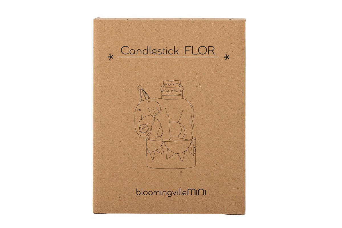 Kanner-Kerzenhalter „Happy Animals“ – Faarweg Déier-Dekoratioun