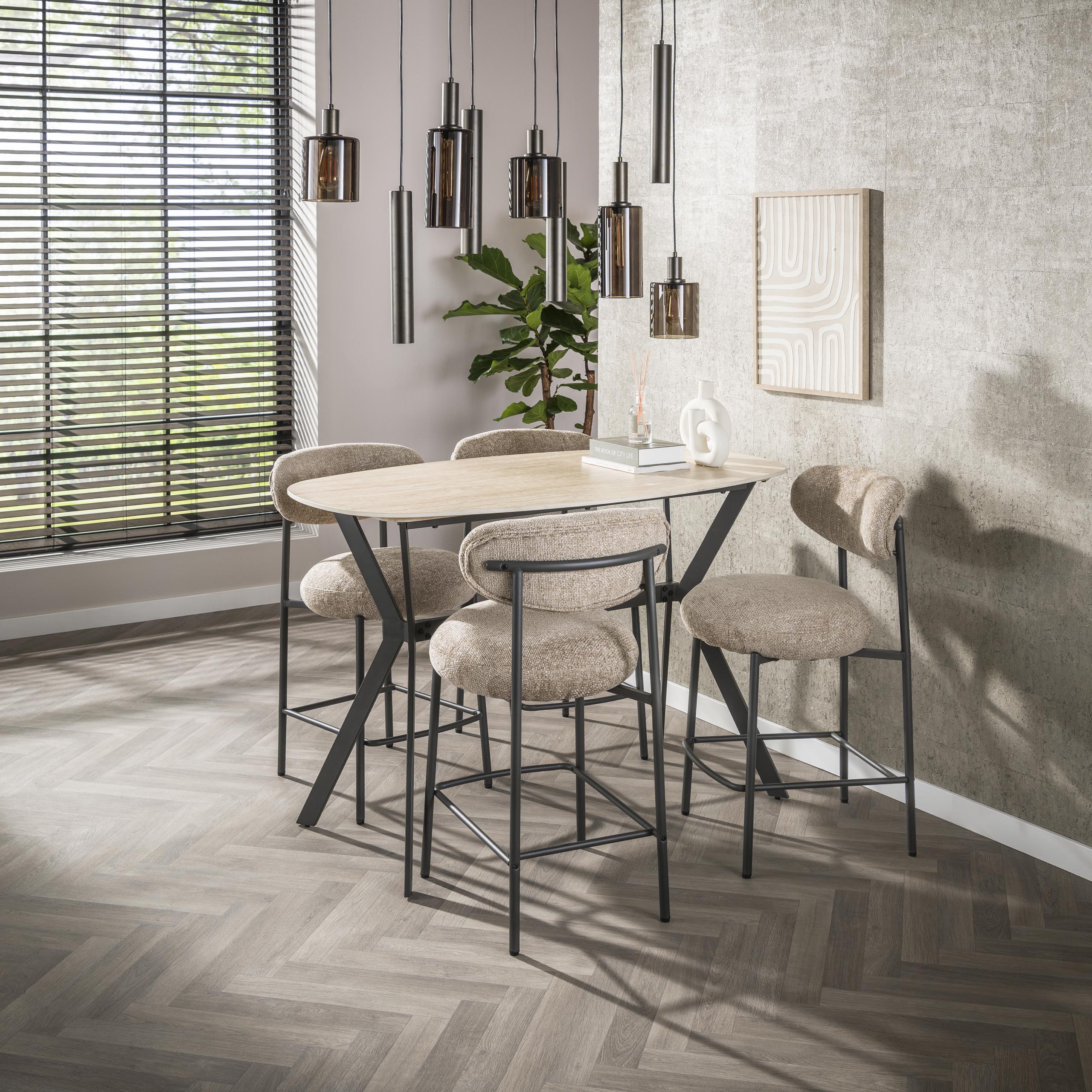 Hängelamp Ayu – Grupp-Design a Brong (9-Flamm)