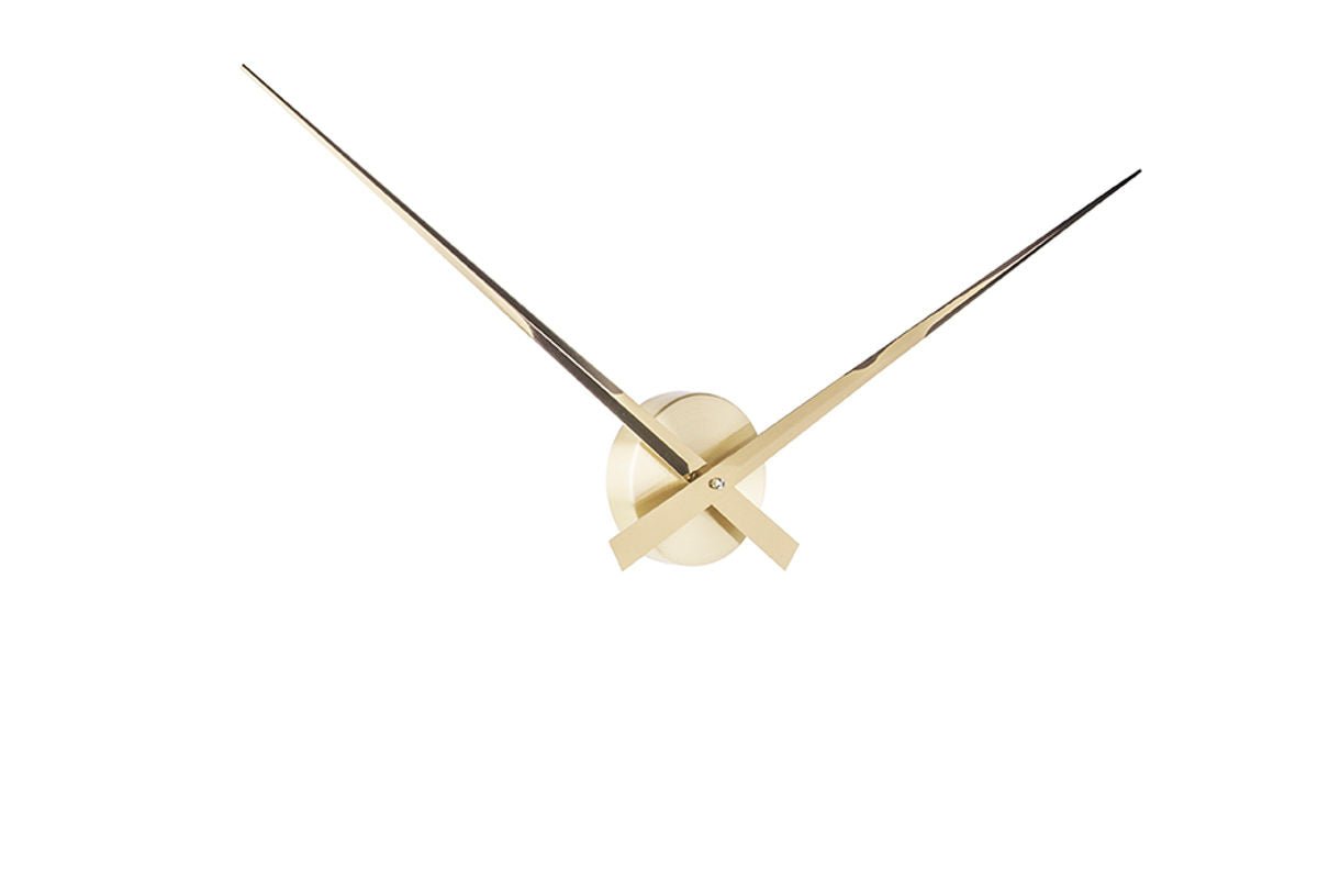 Wanduhr Ozzy – Opent Design a Goldoptik