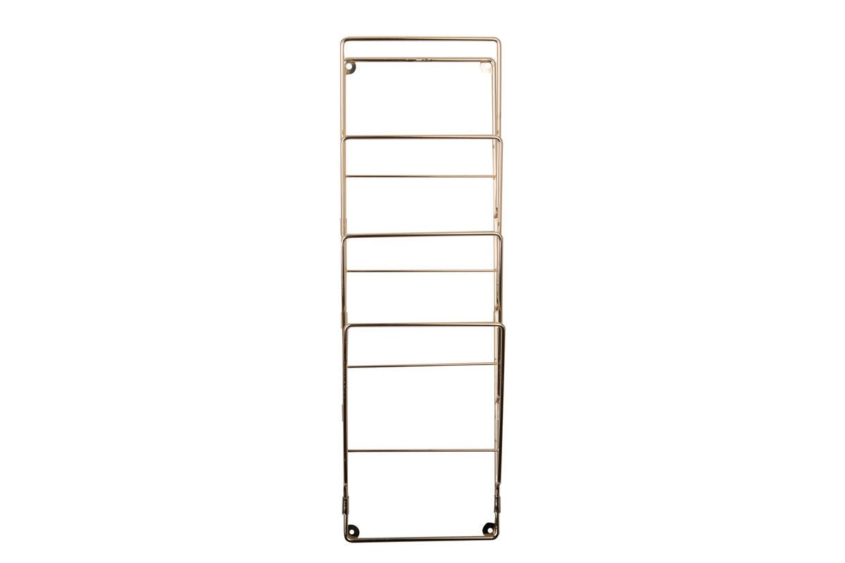 Magazinhalter Lino – Wandregal aus Drot a Gold