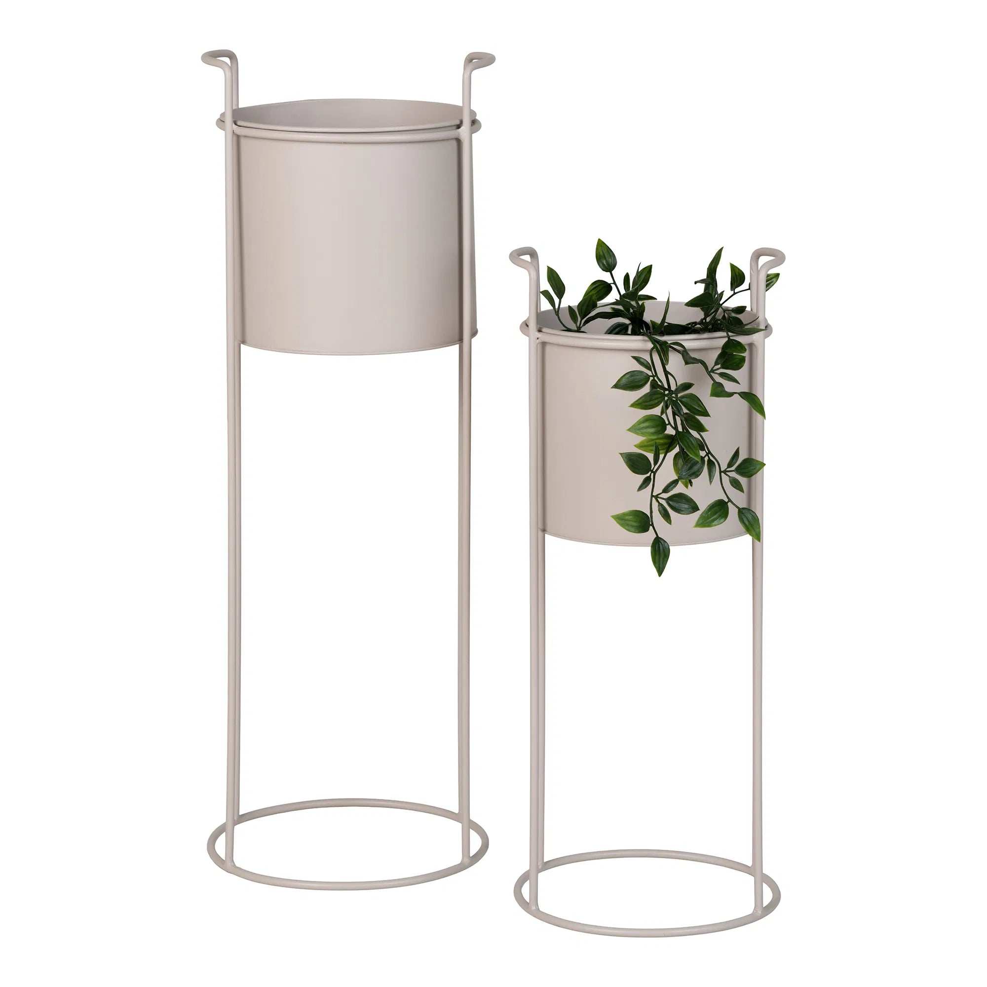 Blummepott „Salentino“ – Sandfaarwege Stol-Look am 2er-Set