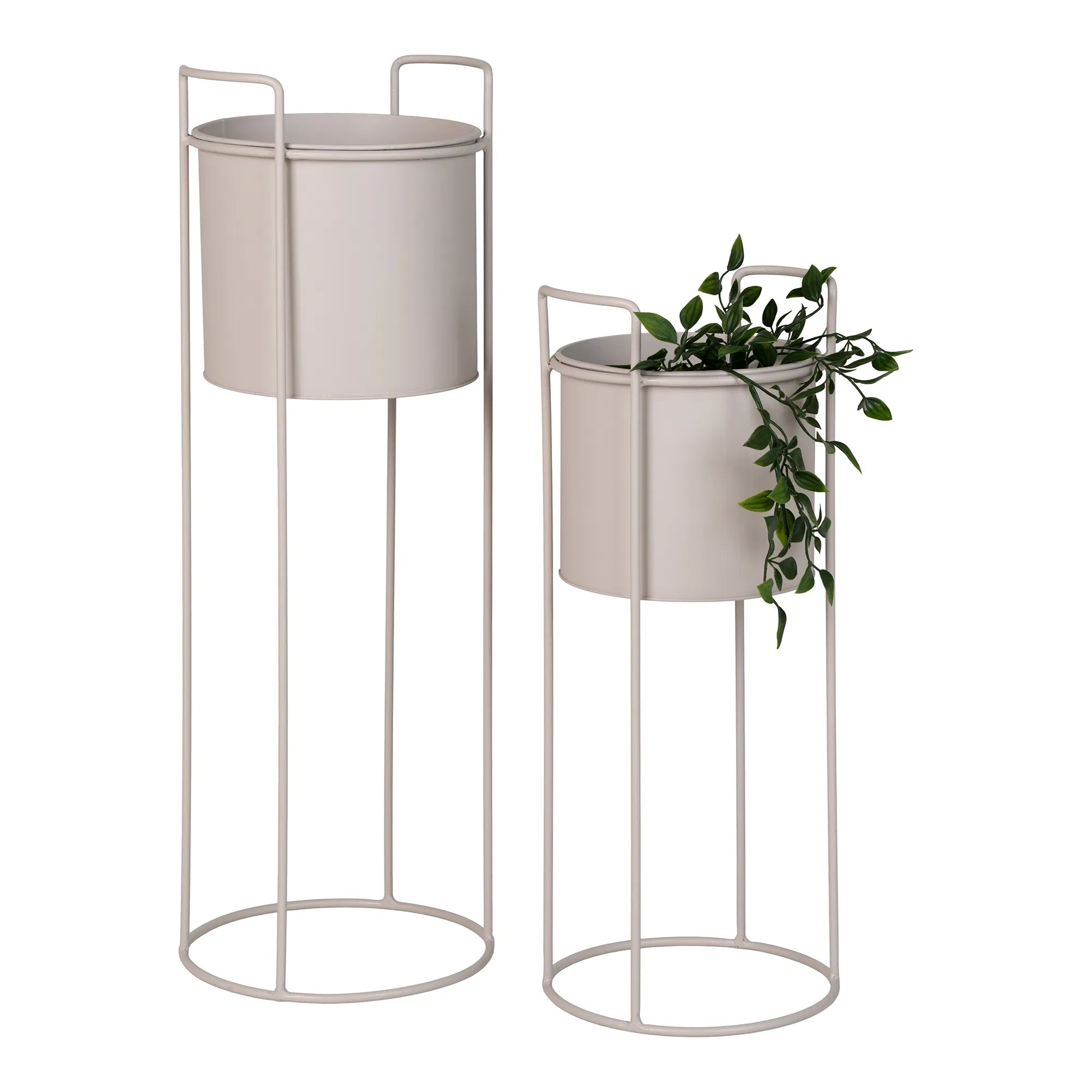 Blummepott „Salentino“ – Sandfaarwege Stol-Look am 2er-Set