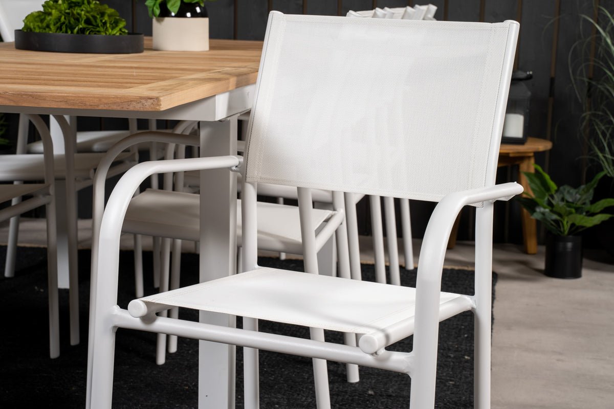 2er Set - Gartenstuhl Marena aus Textilene/Aluminium