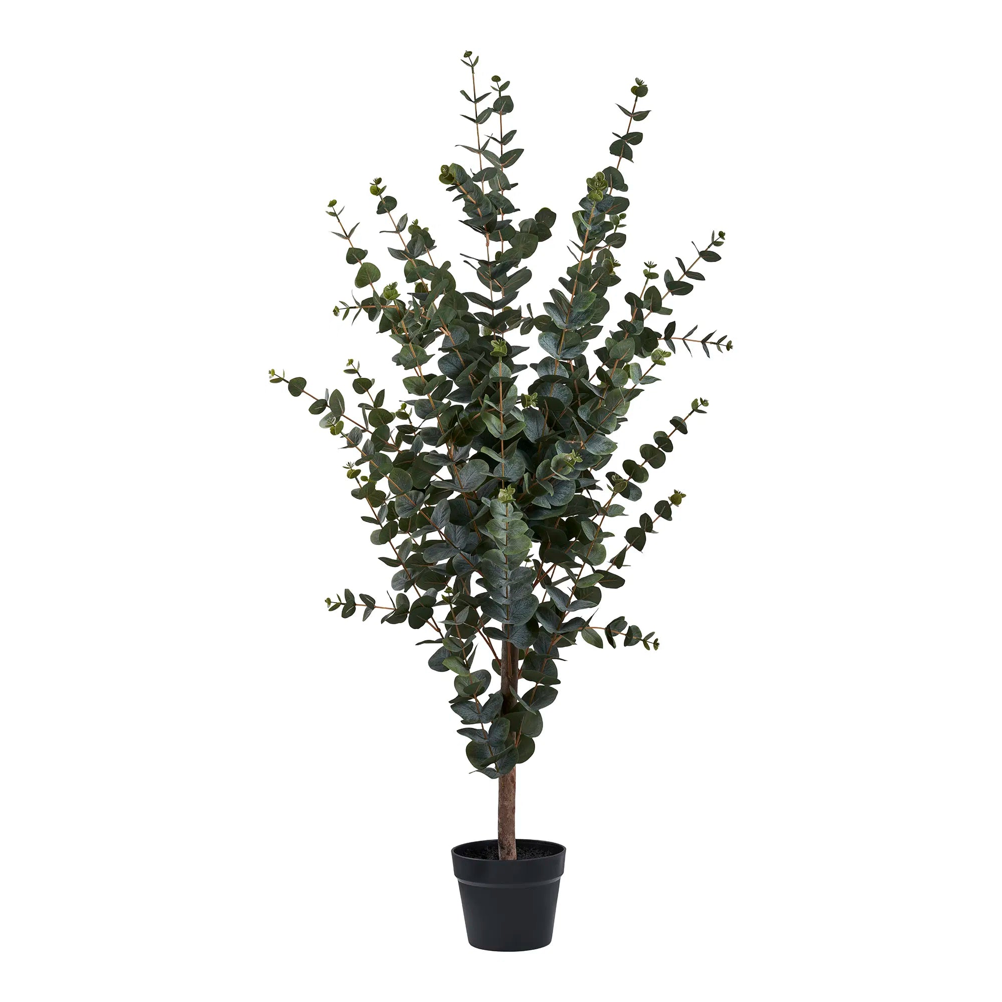 Kënschtlech Eukalyptusplanz – 120 cm elegante Blattdécor fir däi Doheem
