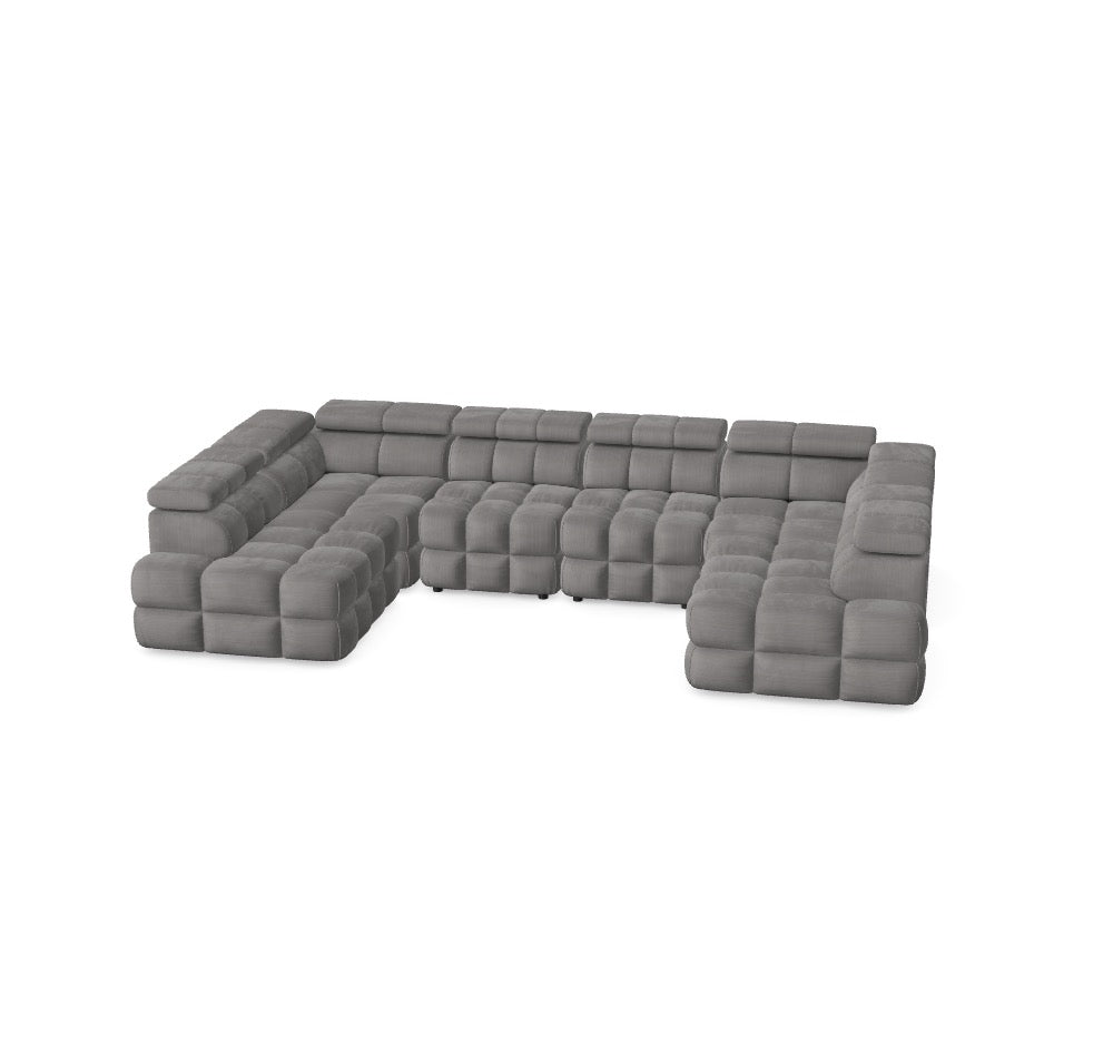 Modulares Sofa Buffalo - Däi Wonschkonfiguratioun M_DEHMA3