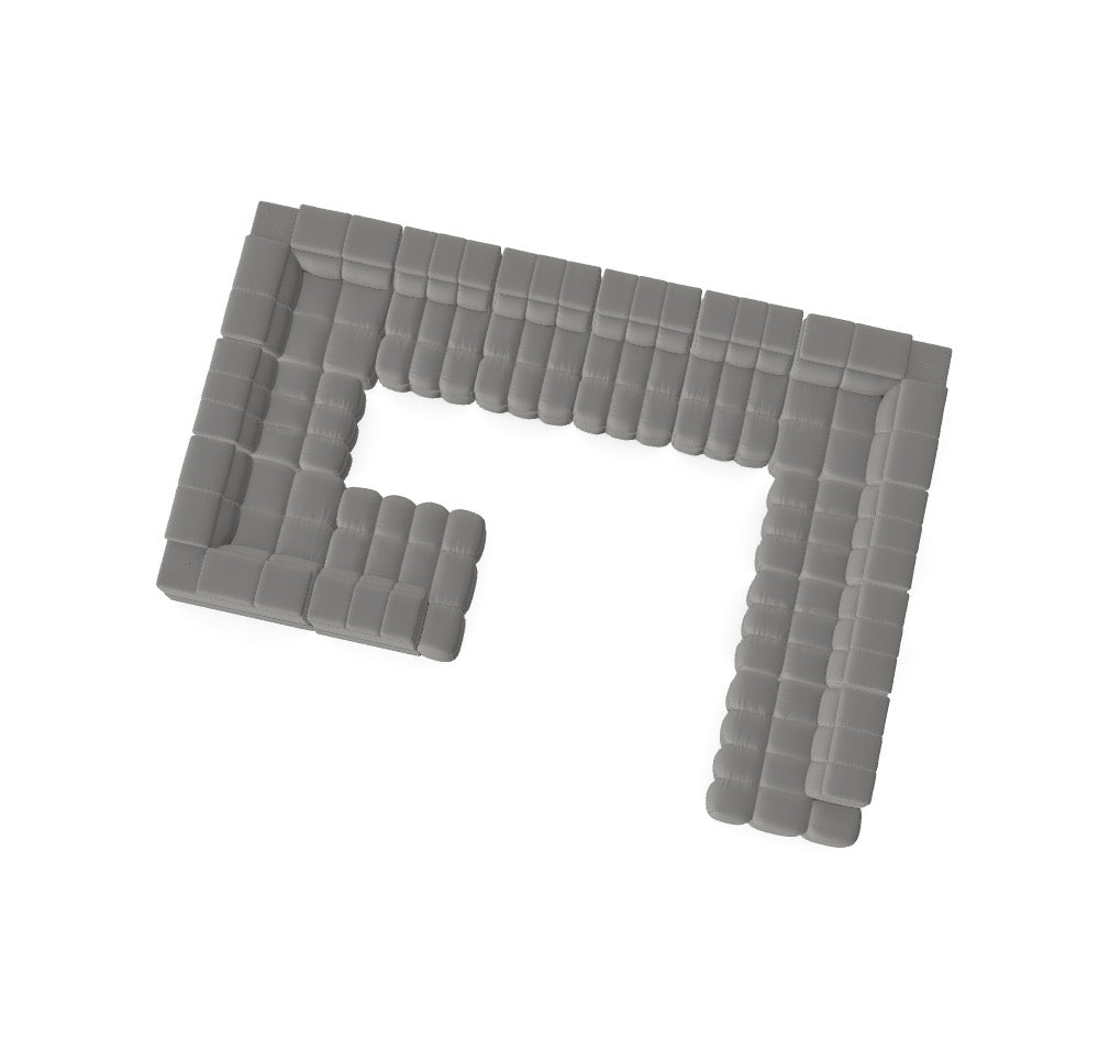 Modulart Sofa Buffalo - Deng Wonschkonfiguratioun PCQA1R