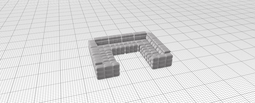 Modulart Sofa Buffalo - Deng Wonschkonfiguratioun PM1T30