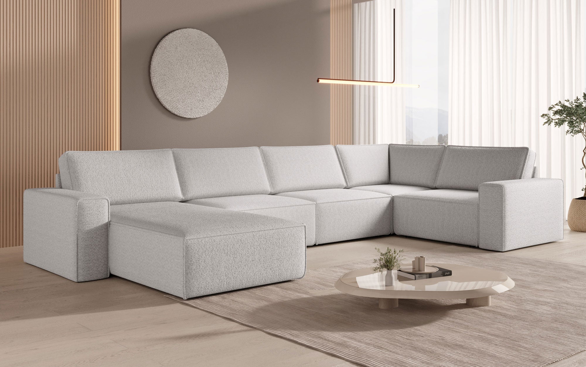 Modulärt Sofa Domo fir selwer ze konfiguréieren