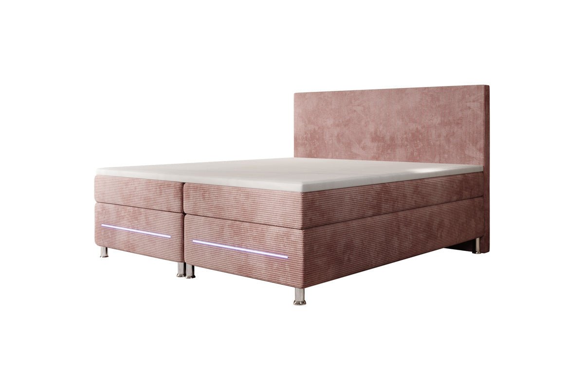 Boxspringbett Simple mat LED a Kord