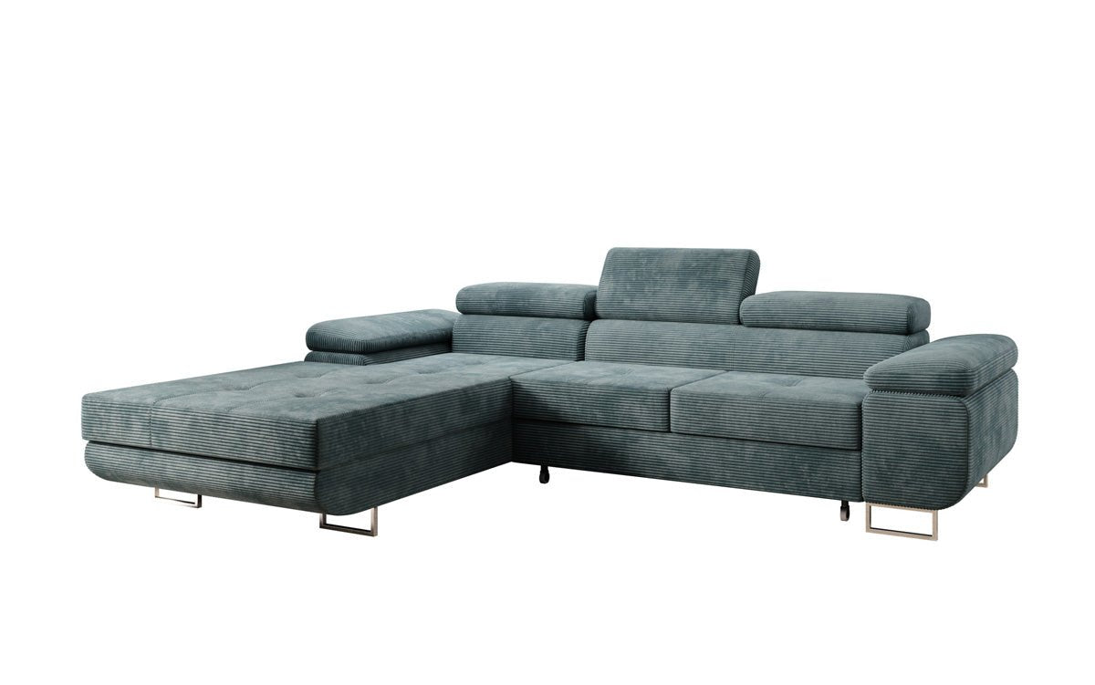 Designer Sofa Calvera mat Schloof- an Zouschloffunktioun a Cord