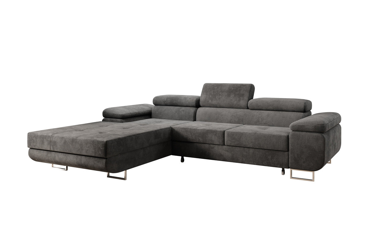 Designer Sofa Calvera mat Schloof- an Zouschloffunktioun a Cord