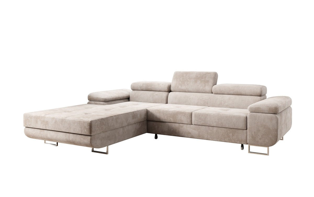 Designer Sofa Calvera mat Schloof- an Zouschloffunktioun a Cord