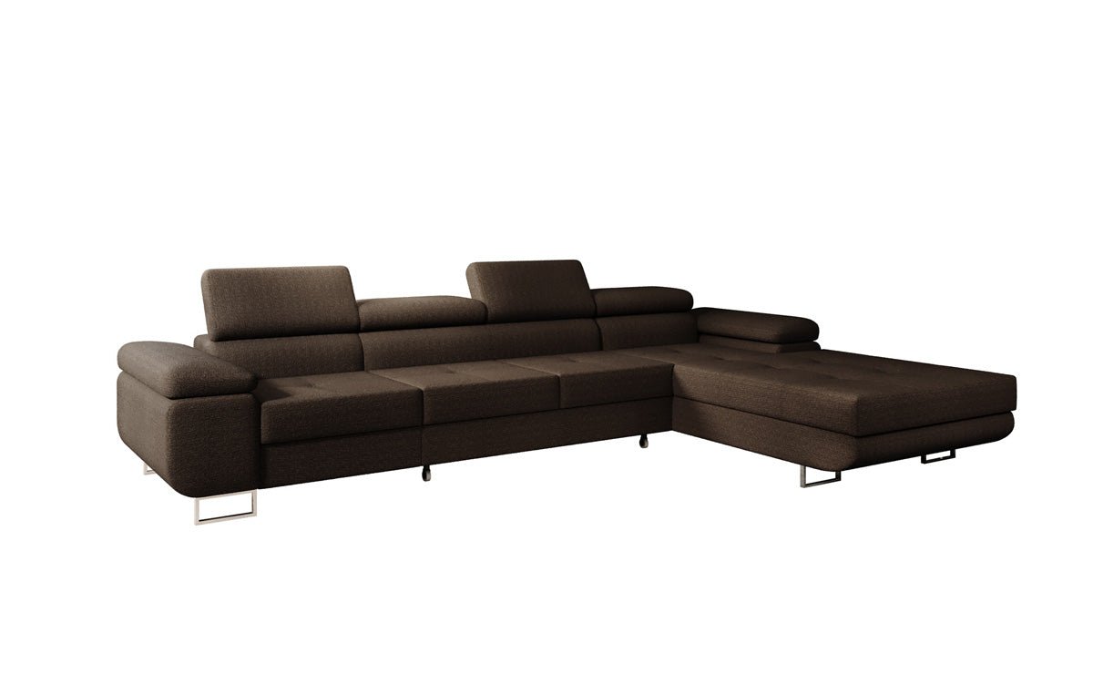 Designer Sofa Calvera Maxi mat Schloof- a Klappfunktioun a Bouclé