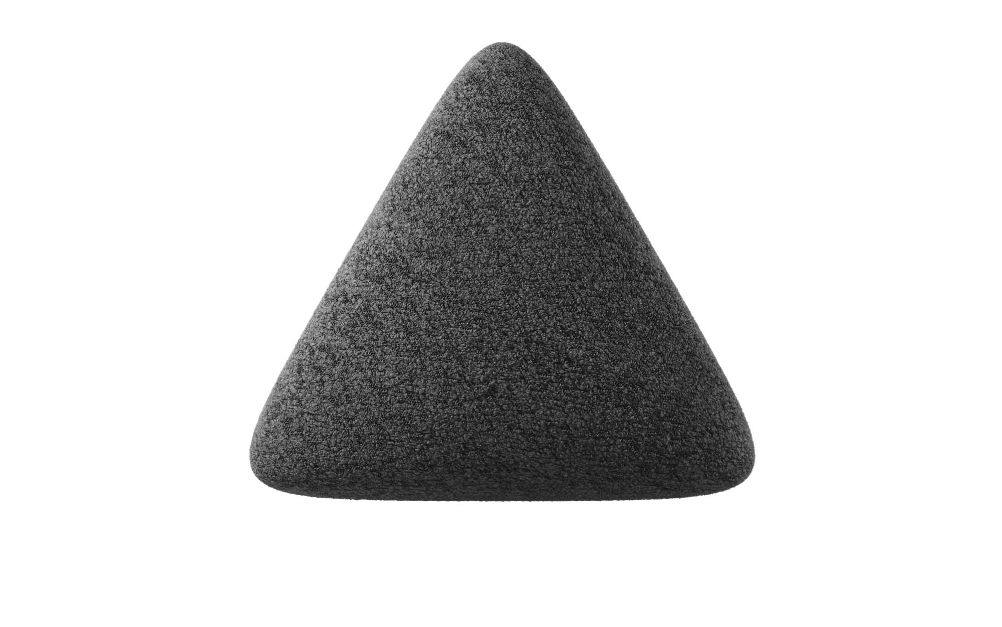 Dräieckege Dekokëssen Nook aus Bouclé