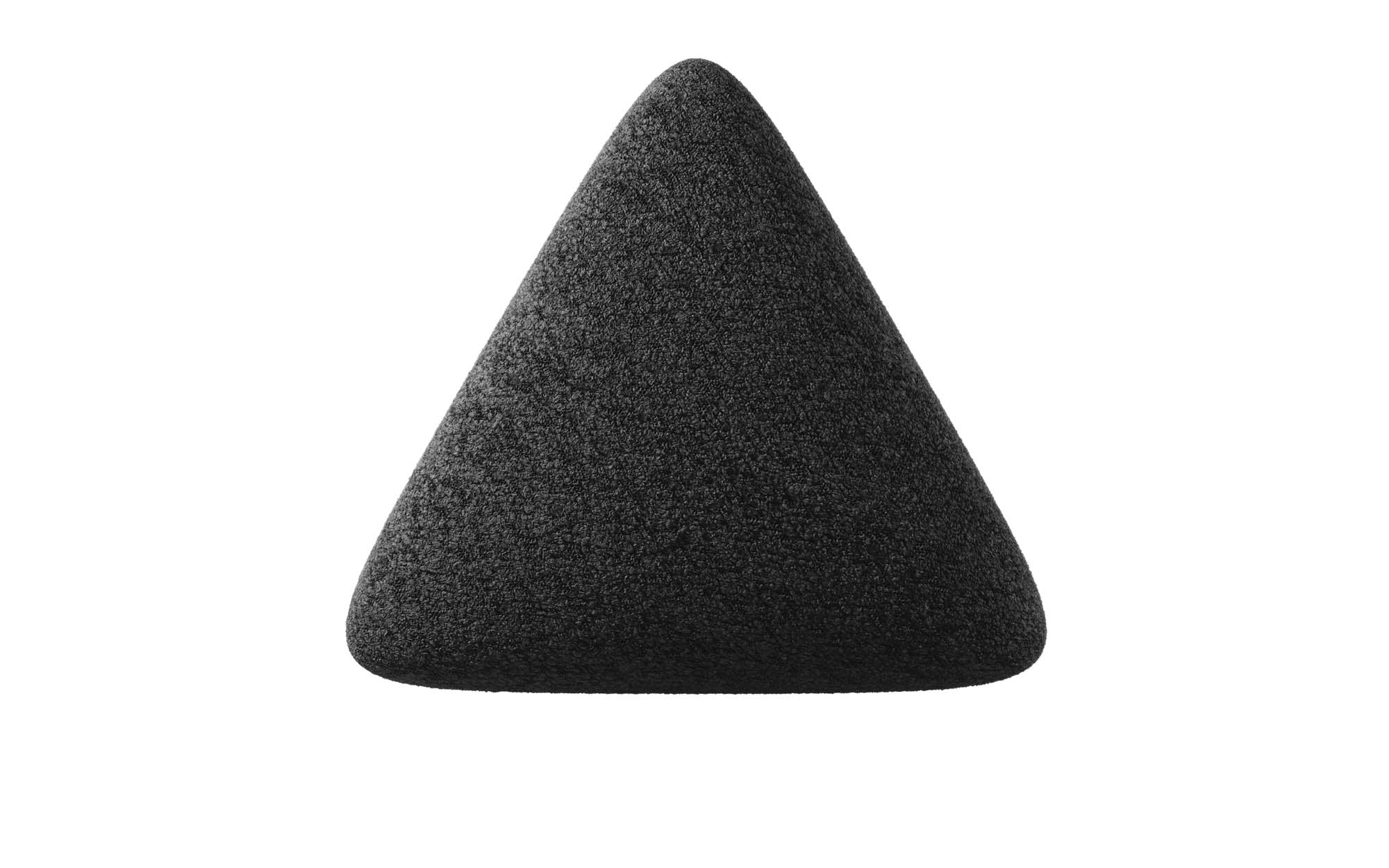 Dräieckege Dekokëssen Nook aus Bouclé
