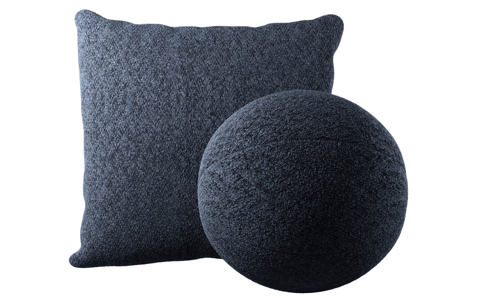 Zierkëssen Set Gava/Sphere aus Bouclé