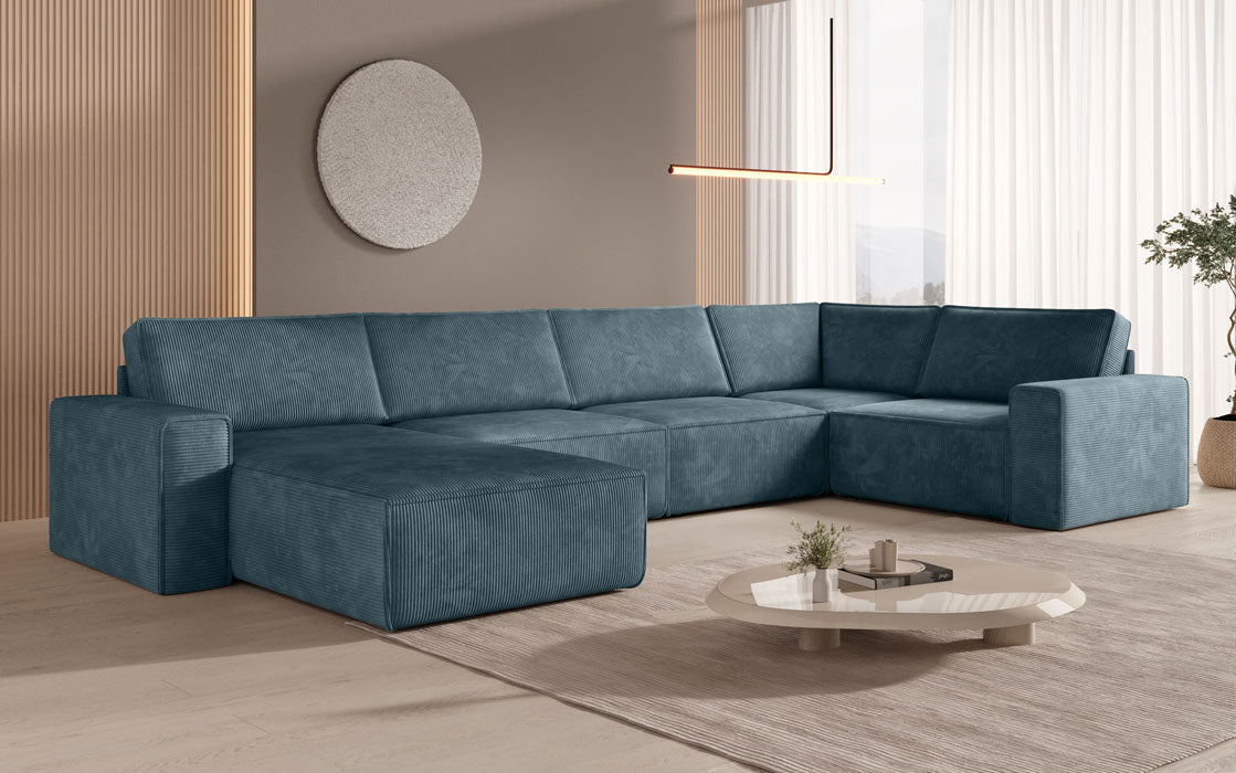 Modular Sofalandschaft U Yuma aus Cord