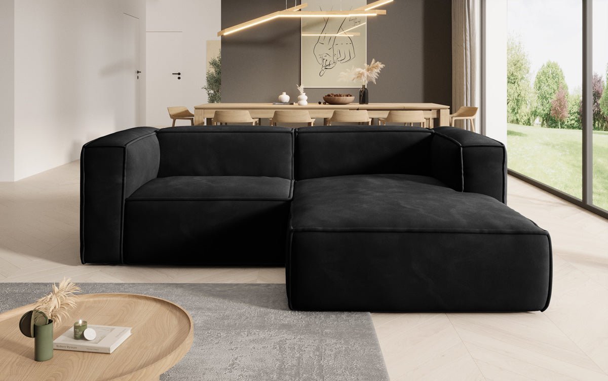 Designer Sofa Comfy L Mini aus Samt