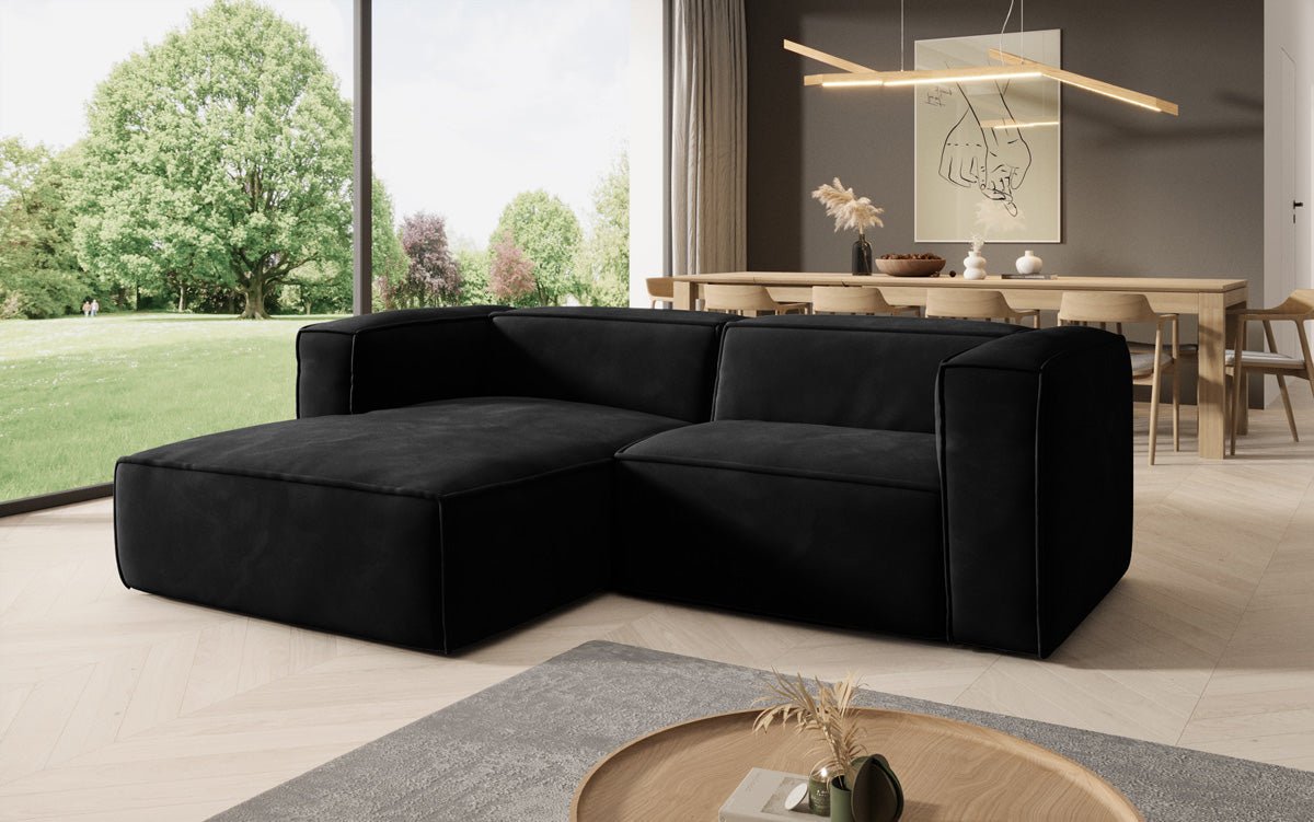 Designer Sofa Comfy L Mini in Samt