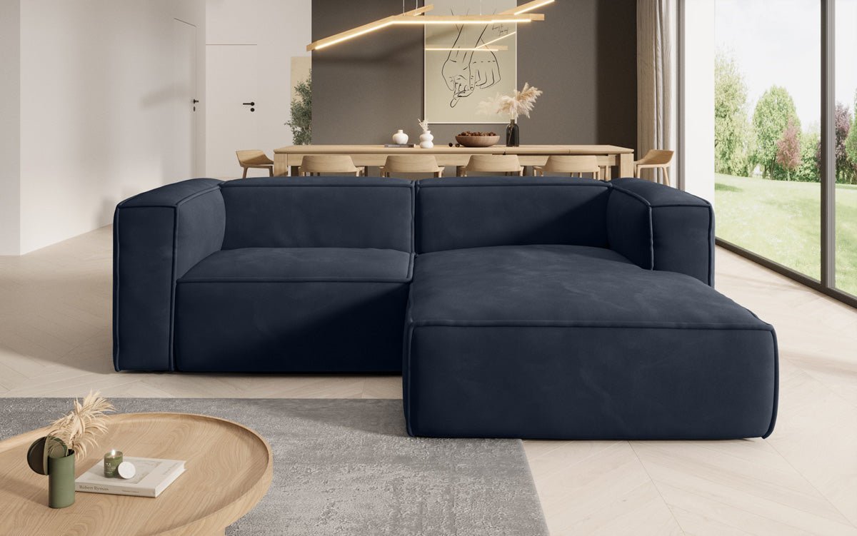 Designer Sofa Comfy L Mini aus Samt