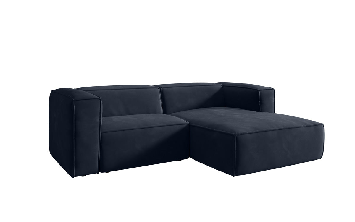 Designer Sofa Comfy L Mini aus Samt