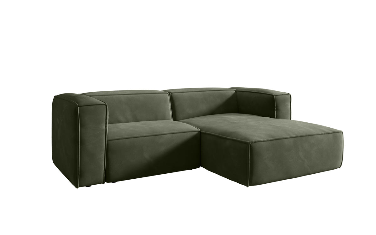 Designer Sofa Comfy L Mini aus Samt
