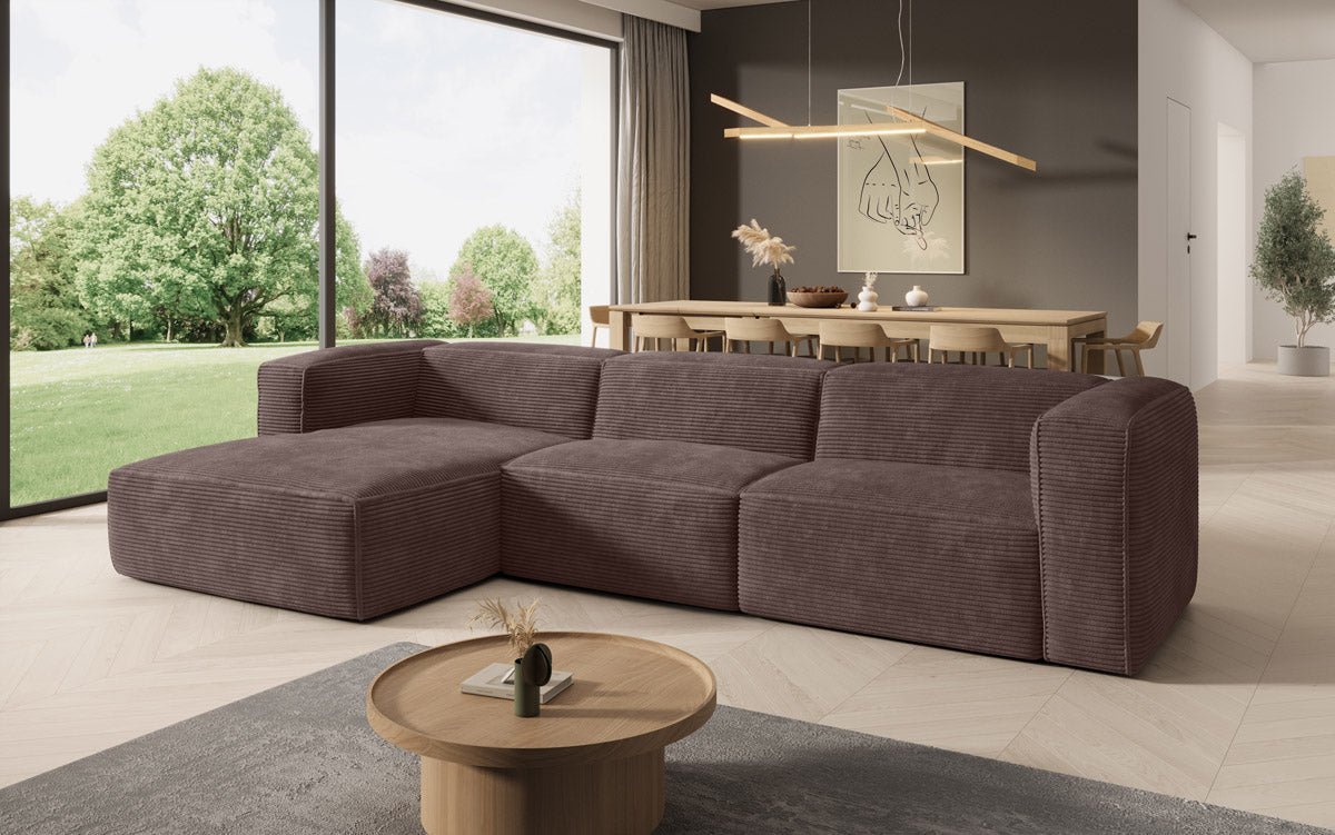 Designer Sofa Comfy L aus Kord