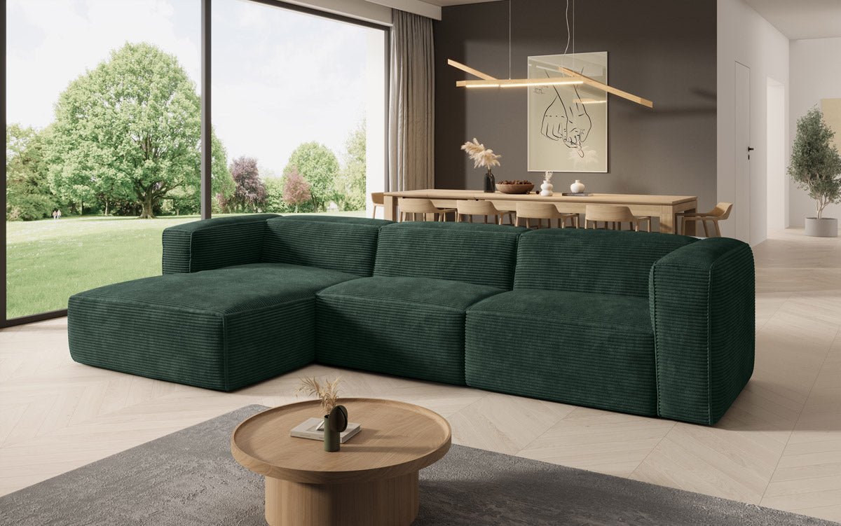 Designer Sofa Comfy L aus Kord