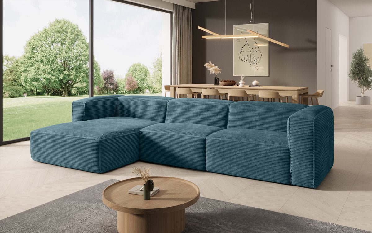Designer Sofa Comfy L aus Kord