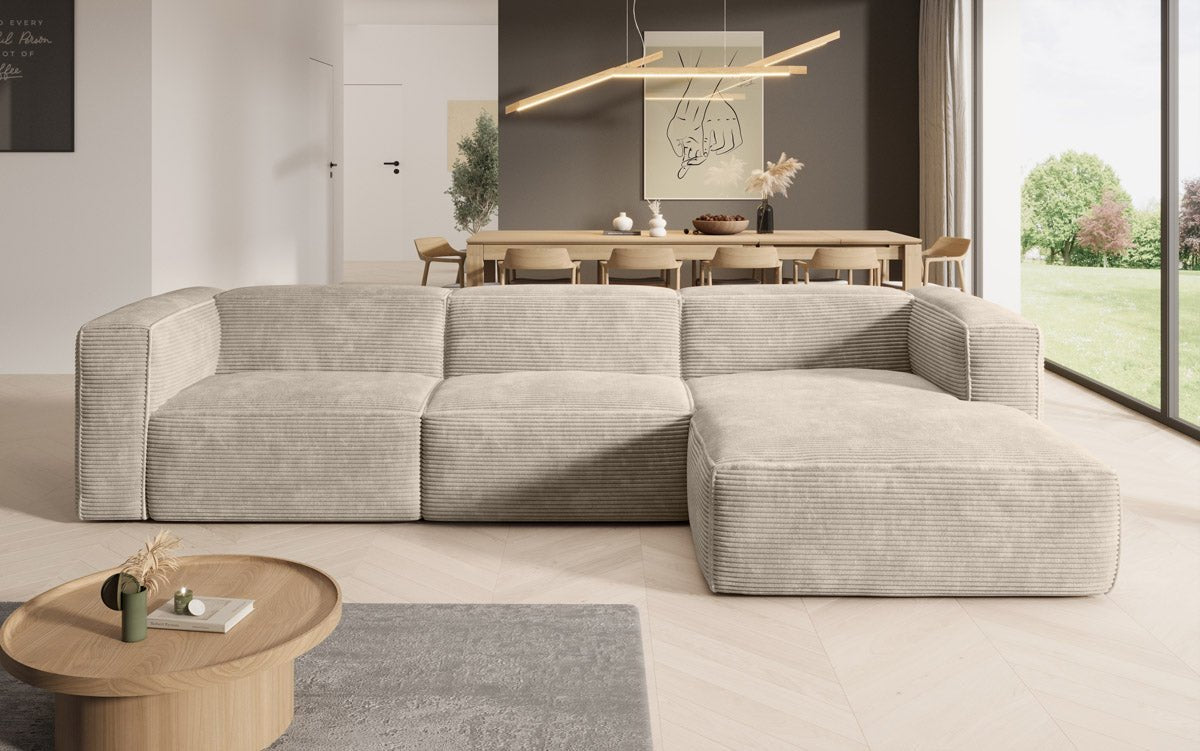 Designer Sofa Comfy L aus Kord