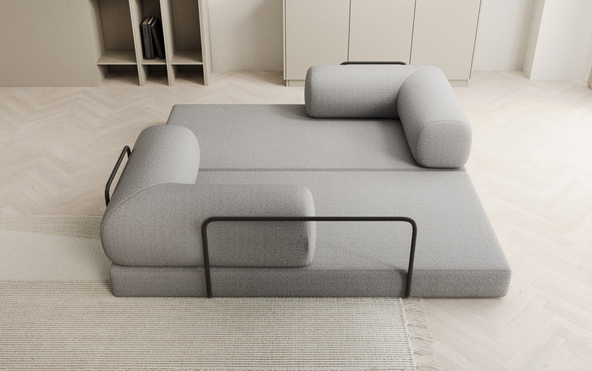 Designer Sofa Lazy 3 Sitzer in Bouclé
