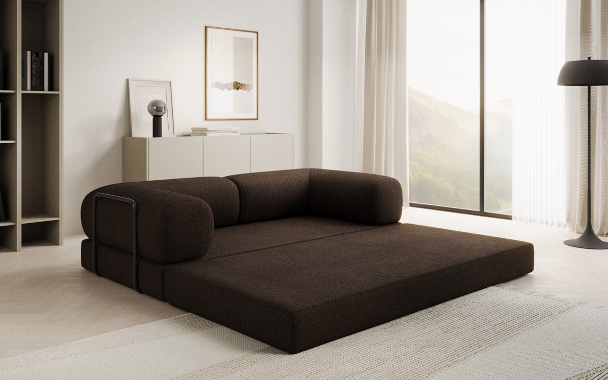 Designer Sofa Lazy 3 Sitzer in Bouclé