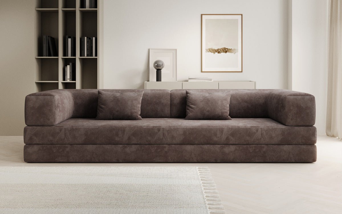 Designer Sofa Lazy 3 Sëtzer XXL a Kord