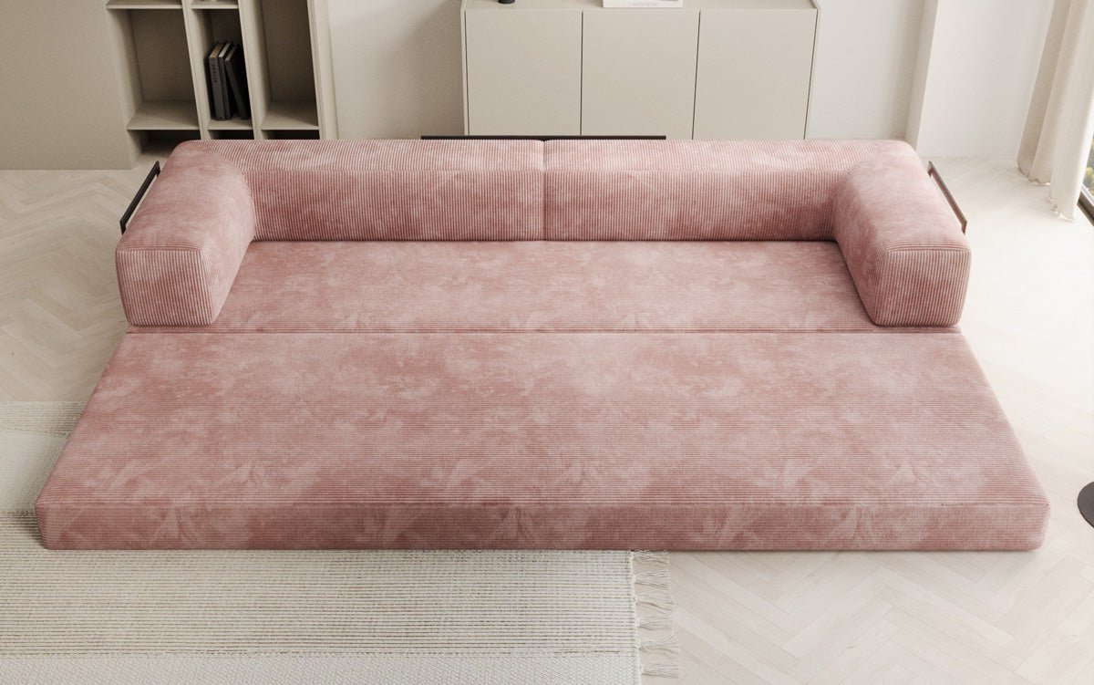 Designer Sofa Lazy 3 Sëtzer XXL a Kord